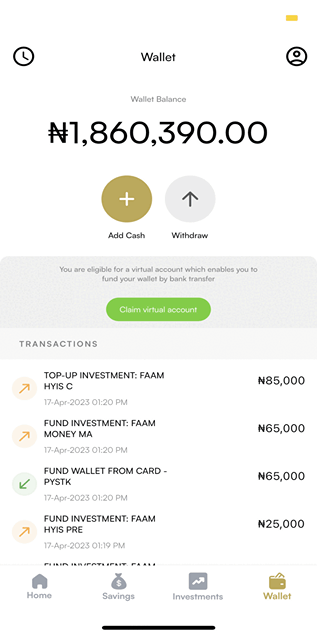 MyInvestar Portfolio